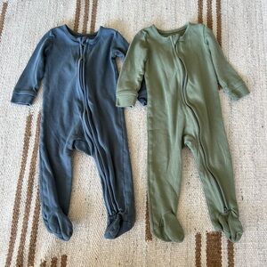 Colored Organics Peyton Zipper Sleeper 3-6M